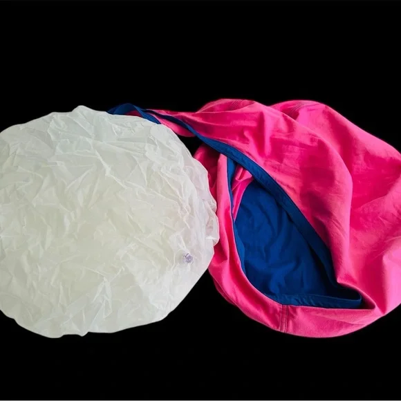 Pink and Blue Hanging Pod Swing Chair - Picture 6 of 6